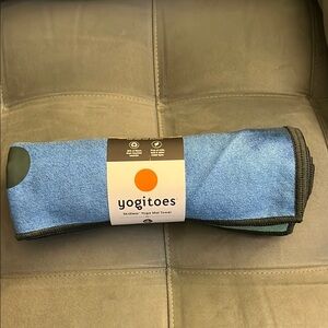 Manduka Yoga Mat Towel with grippy dots on underside